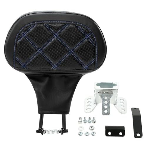 Dossier passager moto en cuir robuste pour Road Glide et Street Glide de 1988 à 2023