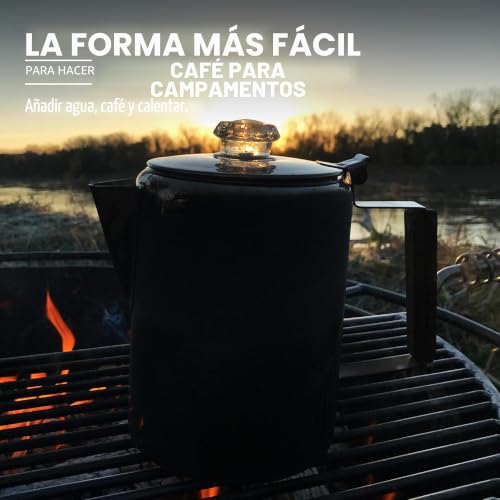 Cafetera con percolador superior de estufa sin plástico sabor puro 4