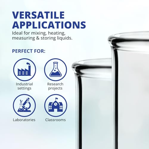 image for United Scientific™ 500 mL Beaker - Low Form Griffin, Double Scale Gr