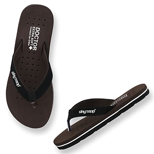 Image of Skytrap Women Maroon, Black Nubuck Slippers Flipflop Combo of 2