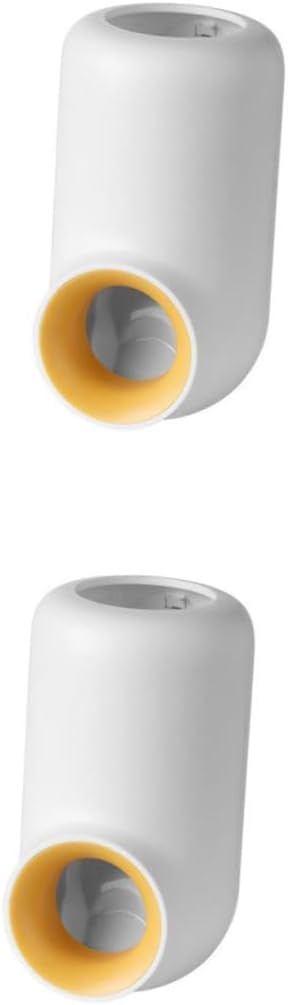 CALLARON 2pcs Toothpaste Squeezer Dispenser Wall-Mounted Nail Toothpaste Holder Automatic Press-Type Squeezer Wall Storage Rack Pump