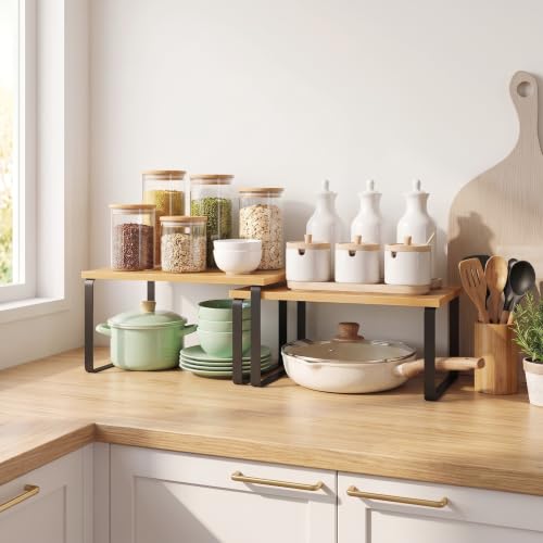 Cabinet Organizer Shelf, Spice Rack...