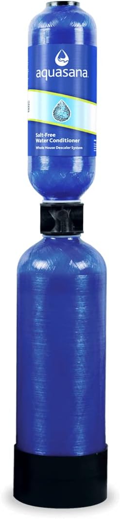 Aquasana Whole House Salt-Free Water Conditioner Replacement Tank | 600,000 Gallons | Descaler Tackles Sediment & Scale to Protect Pipes & Appliances | No Salt or Drain Line Required | EQ-AST-WH-R