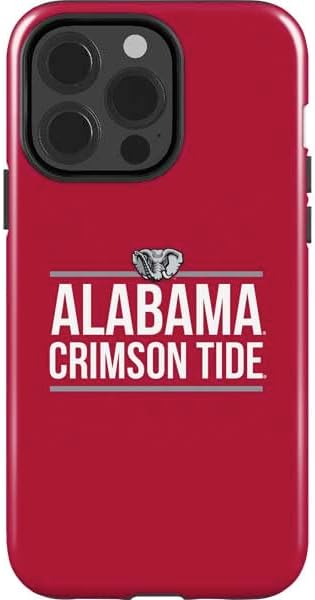 Skinit Impact Phone Case Compatible with iPhone 15 Pro - Officially Licensed University of Alabama Mascot Design