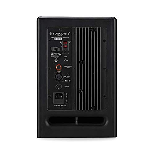 Image of Sonodyne PM 100 V2 Active Studio Monitor for Music Production & Mixing (Single Unit) Black
