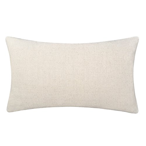 Jwh Buttons Pillow Covers Decorative Applique Throw Pillow Aesthetic Accent Pillow Cases Rectangle Pillowcase Cute Cushion For Couch Bed Living Room Decor Euro Shams 12X20 Inch Beige And Yellow #TOP1