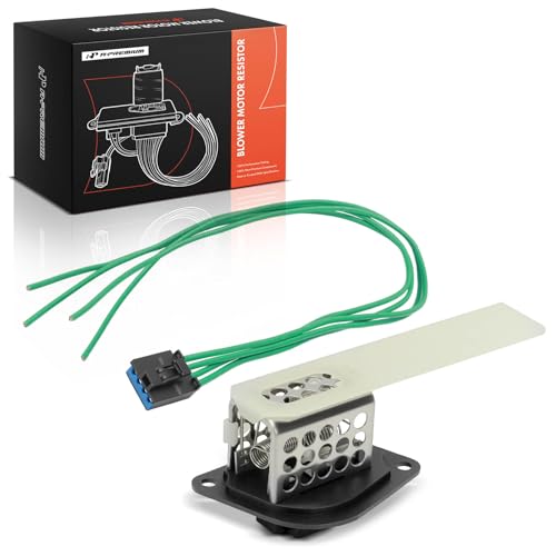 Image of A-Premium Front HVAC Blower Motor Resistor Compatible with Jeep Wrangler & Dodge Ram 1500 Van, Ram 3500 Van, Ram 2500 Van, B2500, B3500, B1500, with Wire Harness Kit