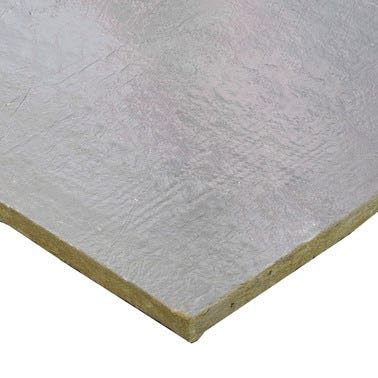 Suinga Panel de Lana de Roca para Chimenea 100x60x3 cm | Aislamiento Térmico Incombustible con Aluminio y Clasificación A1