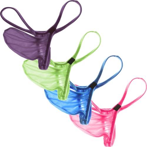 Men's Thong Underwear - Sexy Fashion Pouch with Low Waist, Ultra-Thin Breathability and Stretch