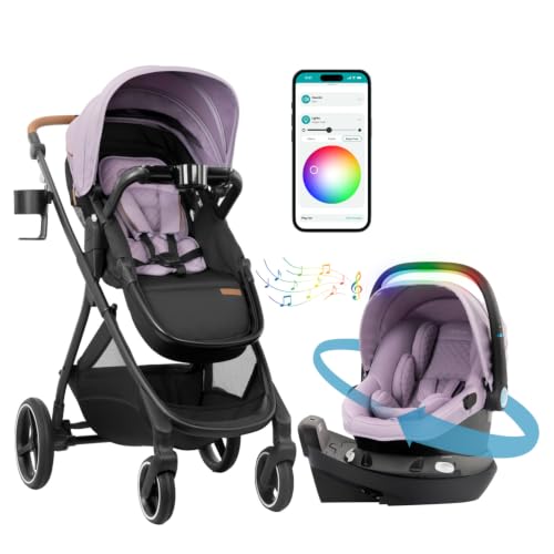 Evenflo Shyft Intuiti+ Travel System w/ Revolve180 LiteMax NXT Rotating Car Seat - image 2