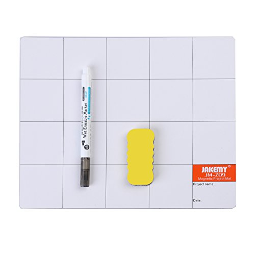 Magnetic Mat Prevent Small Screws Losing, Reusable Work Mat - Great for Writing Note in Repair