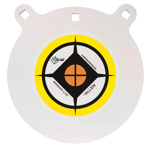 EZ Aim 10 Hardrock AR500 Steel Gong Shooting Target Multi-Color
