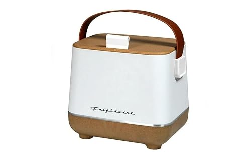 Miniatura 3 de Mini refrigerador retro de 6 latas de 1 cu. ft en corcho blanco