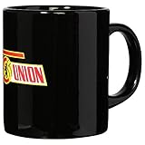 Material: Keramik 1. FC UNION Berlin Tasse, Becher, Kaffeetasse Logo Schwarz