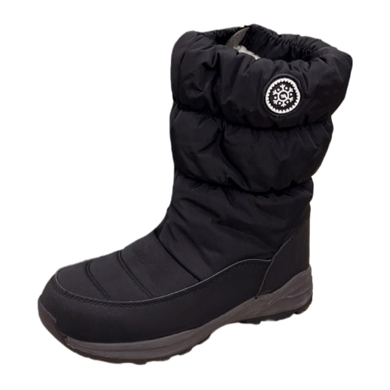 Womens fashionable boots - warm slip-resistant comfortable mid-calf boots - suitable for autumn and winter outfits