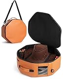 Marscamd Vegan Leather Hat Box Fits 4 Cowboy or...