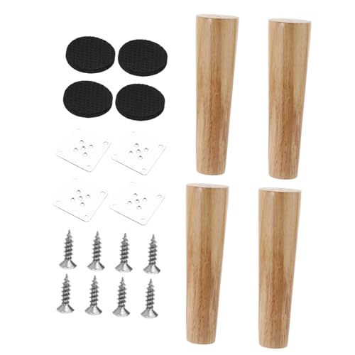 Patas de madera de 20 cm para elevar sofás y facilitar la limpieza en casa 8