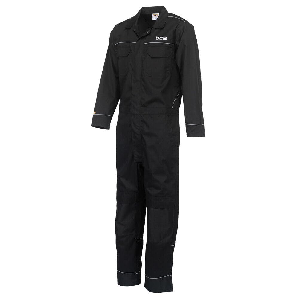 Jcb Black Trade Coverall - Small Tall