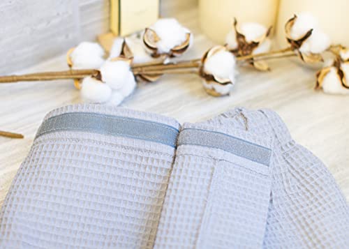 Leisureland Men's Sauna Waffle Wrap, Perfect as Gym, Spa, Bath, and Shower Towel Wrap3