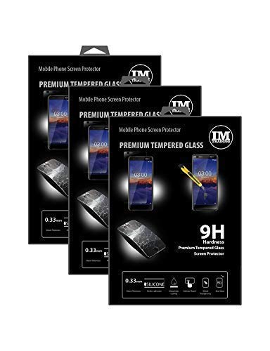 cofi1453 3X Panzer Cristal de Protección 9H Vidrio Templado Película Protectora de Pantalla Pantalla Cristal Protector de Pantalla para Nokia 3.1 (2018)