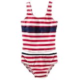 OshKosh B'gosh Baby Girls' 2 Piece Striped Tankini Set - 3 Months