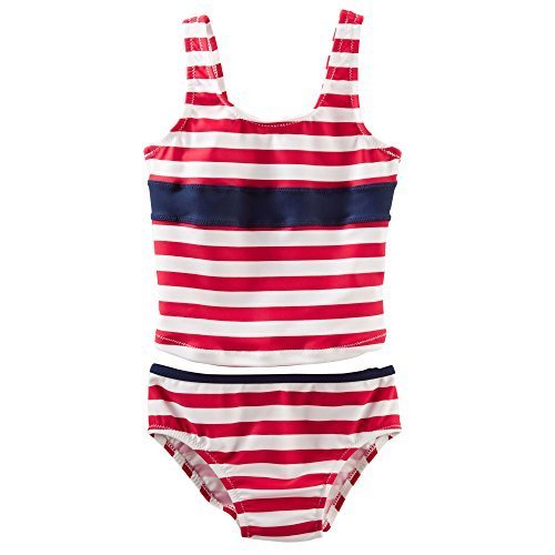 Oshkosh B'gosh Baby Girls' 2 Piece Striped Tankini Set - 3 Months #TOP19