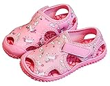  HommyFine Niños Zapatos de Agua Zapatos de Playa Zapatillas de Piscina Escarpines Calzado para Agua, Mar y Deportes Acuáticos (Unicornio A Rosa, Numeric_28)