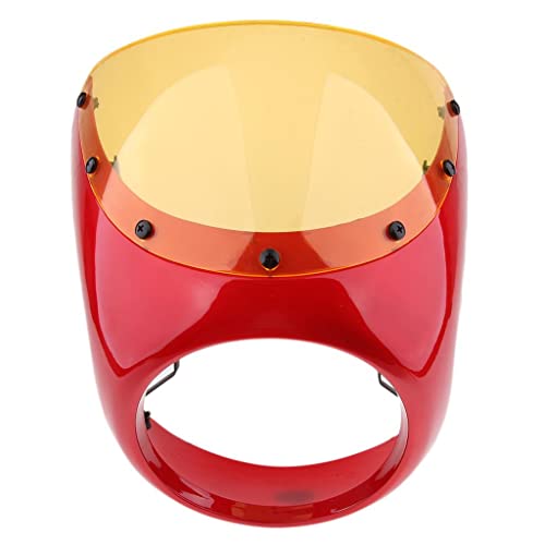 Carénage de phare rouge pour vos balades en moto rétro-rennfahrer