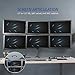 VIVO Steel Hex Monitor 23 to 32 inch LED LCD Clamp-on Desk Mount, Heavy Duty Articulating VESA Computer Stand, Holds 6 Screens, Fully Adjustable for Home Office Workstation, Black, STAND-V106A