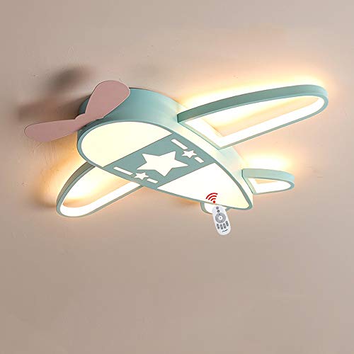 Wandun Lámpara de Techo de Dibujos Animados LED Luz de Techo para niños Aviones candelabros Sala Infantil Dormitorio Luces, habitación los Muchachos Cartoon Plafón [Clase de eficiencia energética A] Cover
