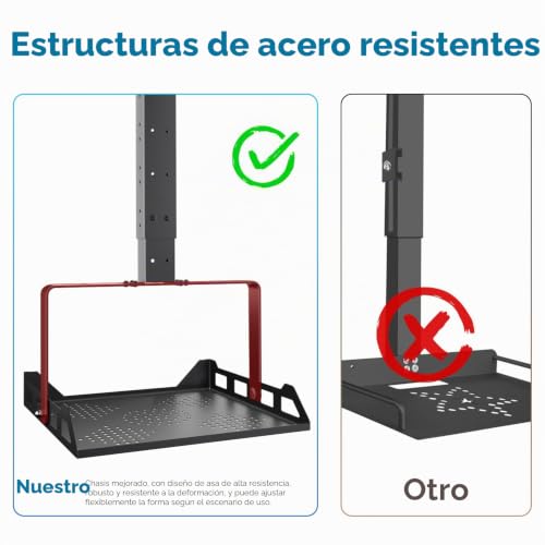 Soporte de pared para proyector Salange con pasacables integrado de alta carga 3