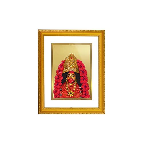 Image of Diviniti Maa Tara Gold Plated Wall Photo Frame, Table Decor| DG Frame 101 Size 2 and 24K Gold Plated Foil| Religious Photo Frame Idol For Pooja, Gifts Items (13.5 CM X 15.5 CM)