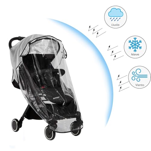 Miniatura 7 de Plastico Lluvia Silla Paseo Universal - Burbuja Lluvia Universal Silla Paseo - Material Transparente De Eva: A Prueba De Viento, A Prueba De Lluvia, A Prueba De Nieve