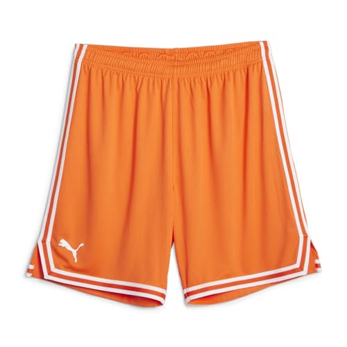 PUMA Short de Basketball Hoops Game Orange anti-irritation pour rester au sec