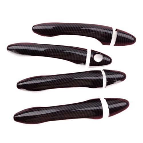 Protections de poignées de porte look carbone haut de gamme pour Kia Optima K5