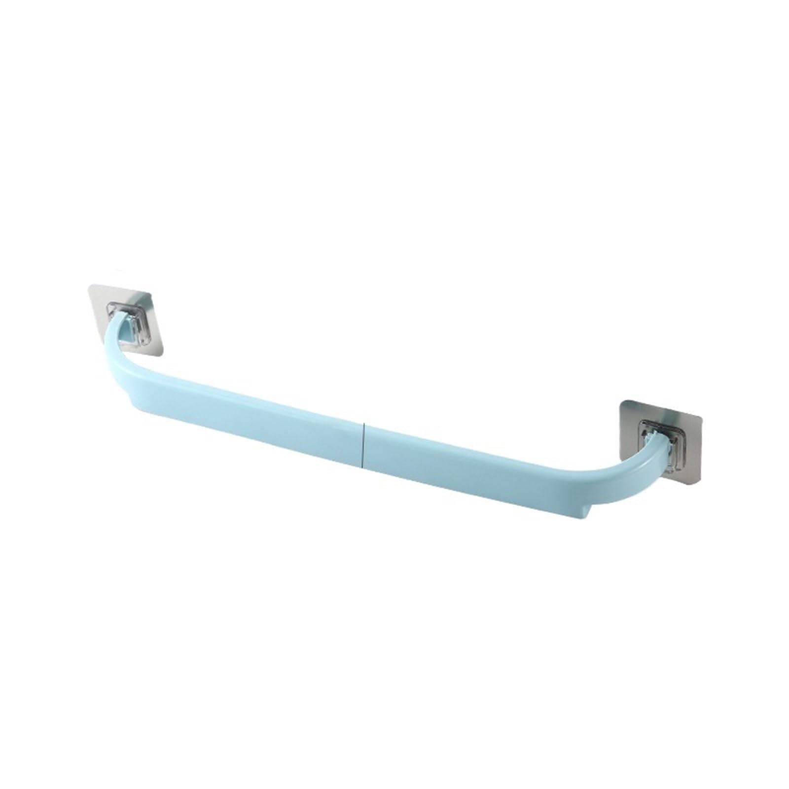 Bathroom towel rail Adhesive Towel Rack Bathroom Bar Shelf Wall Mounted Towels Hanger Toilet Suction Cup Holder Kitchen Organizer(Blue)