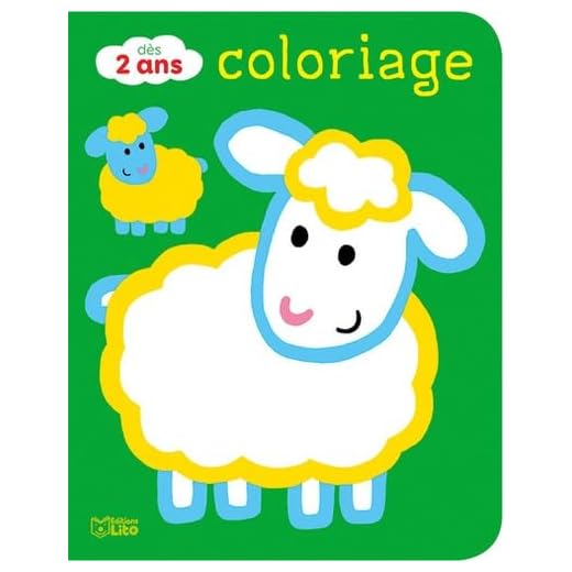Coloriages pour les tout-petits: Les animaux de la ferme - Dès 2 ans