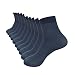 Produktbild Litale 10 Paar Herren Socken Bambus Socke Ultradünne elastische seidige Kurze Seidenstrümpfe Bequem Einfarbig Stocking Sneaker Socken Laufsocken Sportsocken Sneakersocken Tennissocken