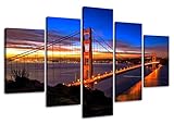 golden gate bridge bilder kostenlos Erstellung: edler Kunstdruck auf Leinwand