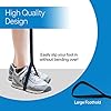 RMS Premium 35 Leg Lifter with Hand Strap & Foot Loop Long-Term Orthopedic Daily Living Aid for Chronic Hip, Knee & Mobility Limitations