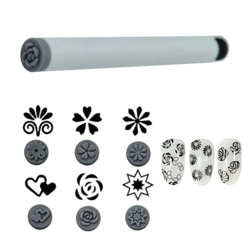 SVCEQZE Pluma De Estampado De Uñas,Kit De Estampado De Uñas...