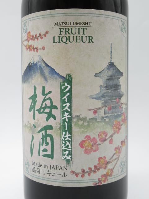 Amazon.co.jp: マツイ 倉吉蒸留所 ウイスキー仕込み梅酒 14度 700ml