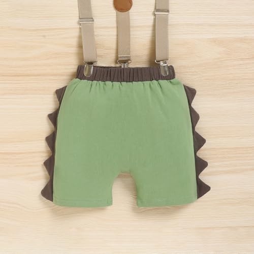 Image of Baby Boys 1st Birthday Cake Smash Outfit Hungry Caterpillar Bodysuit Bloomers Adjustable Y Back Suspenders Clothes Set