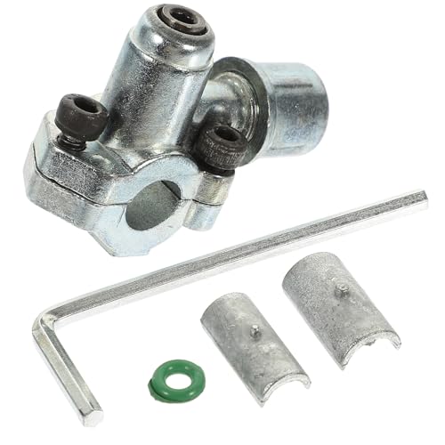 CALLARON Válvula Perforadora de Zinc para Refrigerador, Válvula de Aguja Metálica para Frigoríficos y Congeladores, Accesorio de Reemplazo de Refrigeración Industrial, Uso en Sistemas