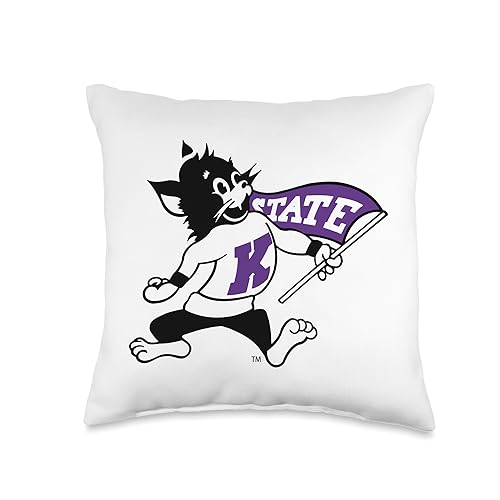 Kansas State Wildcats | Official NCAA University | RYLKSU06 Throw Pillow