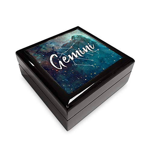 Mystic Sloth Gorgeous Zodiac Horoscope Jewelry Memory Box (Gemini)