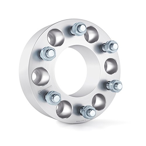 Rocktrix - 2Pcs 1.25 Inch Hubcentric Wheel Adapters 6X4.5 To 6X5.5 (Changes Bolt Pattern) 71.5Mm Bore, 1/2X20 Studs Nuts, Compatible With Dodge Viper Dakota Durango (6X114.3 To 6X139.7) Spacers #TOP5