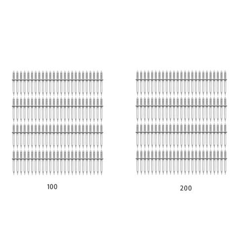 Clavos para zócalos de doble cabeza, sin trazas, tipo cuerno de oveja, fáciles de usar, 500 piezas miniatura 2