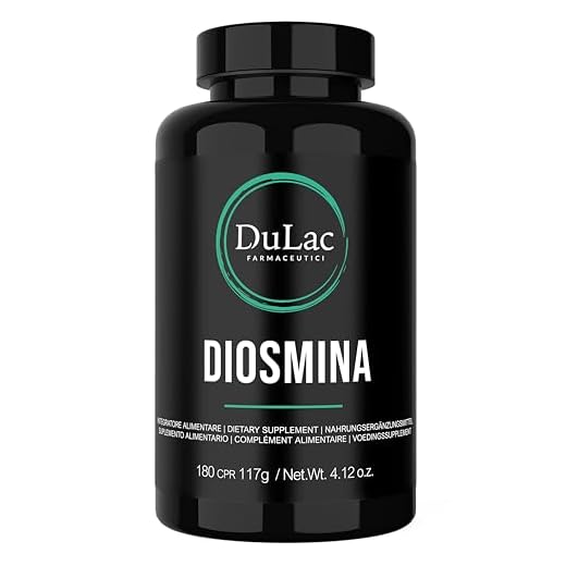 Dulàc Diosmin - Diosmina Hesperidina 1000 mg 180 Comprimidos para Circulacion de las Piernas Cansadas y Hinchadas, Varices y Arañas Vasculares, Retencion Liquidos, Tratamiento Lipedema, Hemorroides