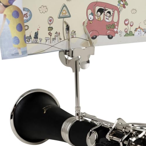 Pince partition clarinette fer leger support portable pratique musicale - 5